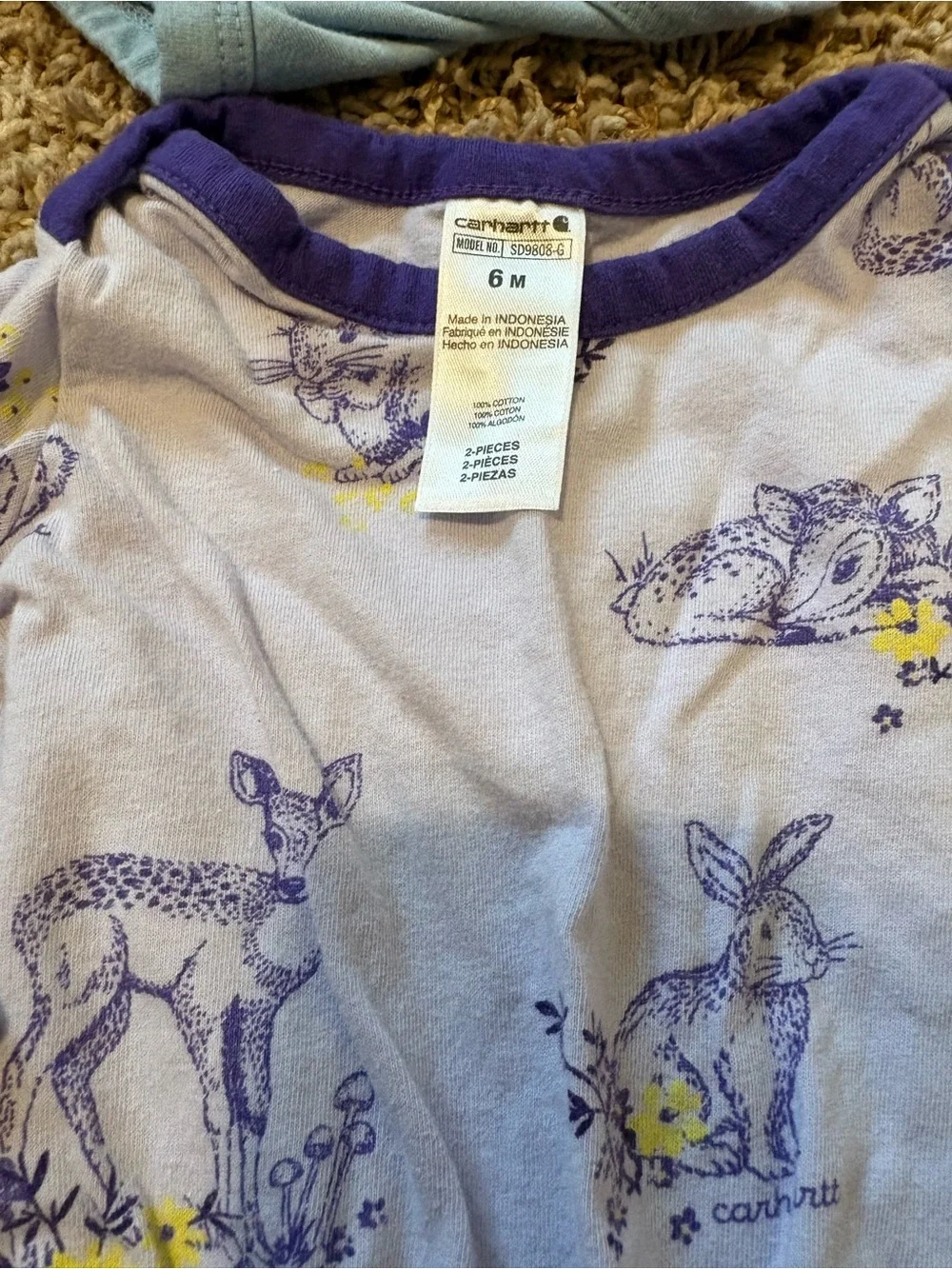 Carhartt Baby Girl Bodysuit Lot size 6 months